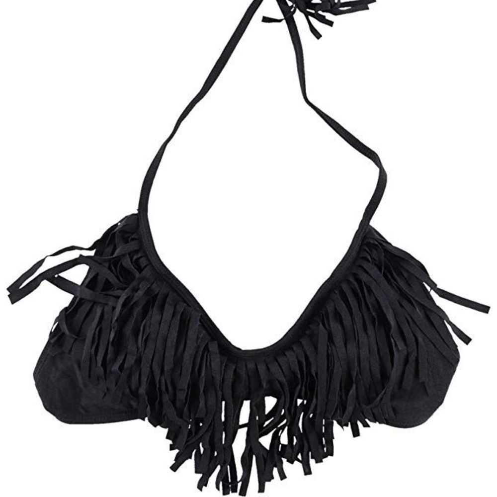 Raisins Fringe Bikini Top